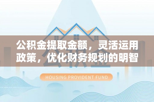 连云公积金提取金额，灵活运用政策，优化财务规划的明智选择